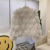 Imitation Fox Fur Jacket Femininity Celebrity Short New Winter Light Wool Cardigan Top