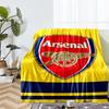 Arsenal F.C Theme Printed Blanket - Perfect for Couch, Bed, Travel & Outdoor Use | Machine Washable, Cozy & Durable.