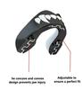 1pc  3D Teeth Pattern Boxing Mouth Guard Perfect Fit Adults with Case Mouth Guard  Suitable For Sanda Boxing and All Ball Sports