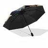 Japanese style- Automatic Umbrella, Four Seasons Portable Folding Umbrella, Suitable for Men and Women, Travel, Daily Compact Umbrella, Outd