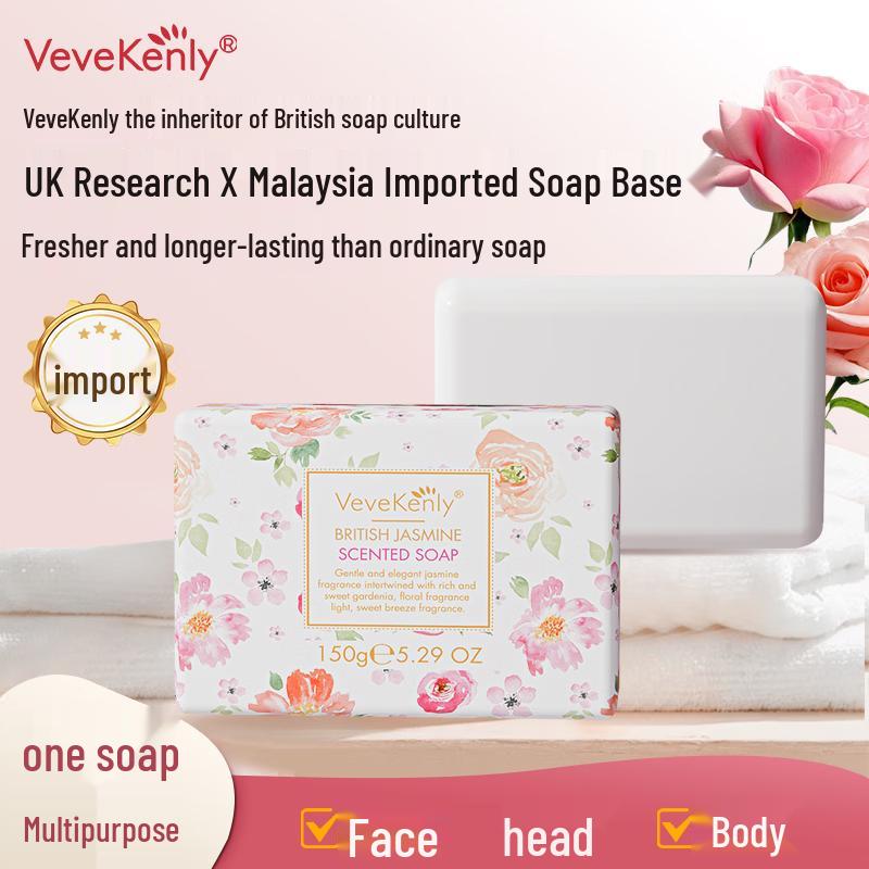 VEVEKENLY British Jasmine Scented Soap (5-Pack)