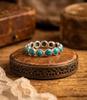 Natural Turquoise Gemstone Ring, 925 Sterling Silver, Full Eternity Band Ring, Wedding Band Ring, Gift For Her