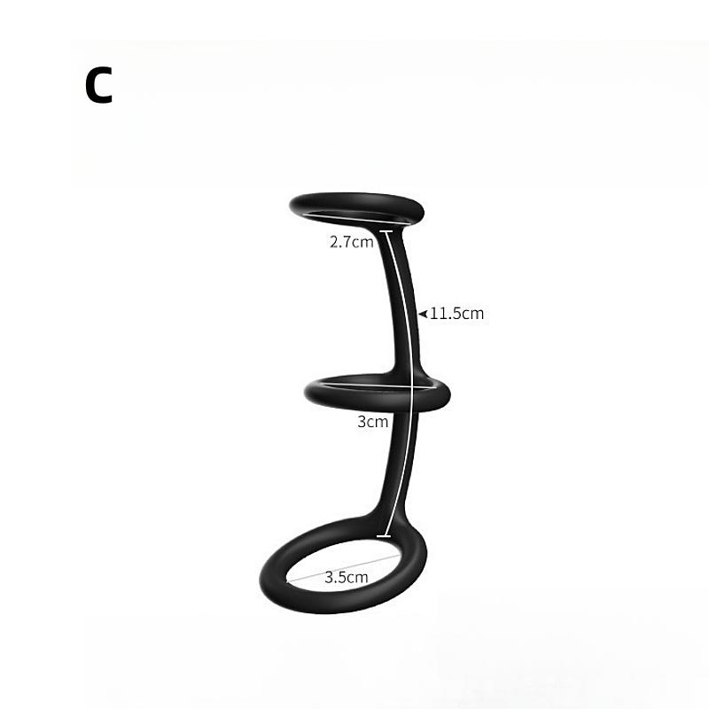 Cock Ring Silicone Penis Ring Delay Ejaculation Sex Toys for Men Erection Enhance Ring
