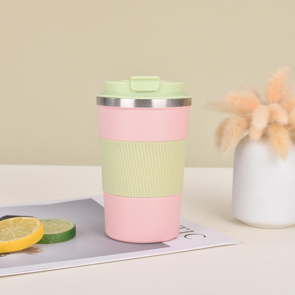 New Stainless Steel Coffee Cup with Holster Double Vacuum Thermos Cup Portable