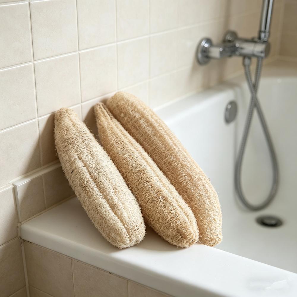 Spugna Luffa Naturale ed Ecologica Scrubber Per Cucina Spugna da Bagno Scrubber Spa Bagno