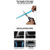 150cm LED Daytime Running Light Scan Starting Car Hood Decorative Lights DRL Auto Engine Hood Guide Decorative Ambient Lamp 12V Dome Lights 6