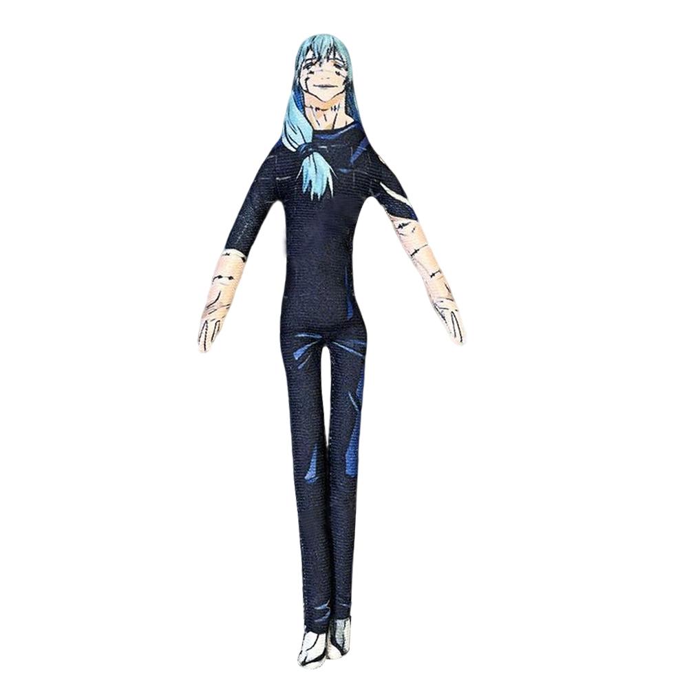 JJK Anime Pluche Poppen Geto Suguru Choso Okkotsu Yuta Pluche Knuffels Anime Figuur Cosplay Draaibare Creatieve Katoenen Poppen 28cm black