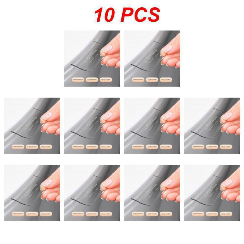 10~60PCS Toilet Retractor Light Luxury Toilet Lid Seat Ring Flapper Bathroom Sanitary Closestool Holder Transparent