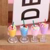 8Pcs/set Mini Food Toys Model Cartoon Ice Cream Miniature Funny Ice Cream Figurines  Desktop