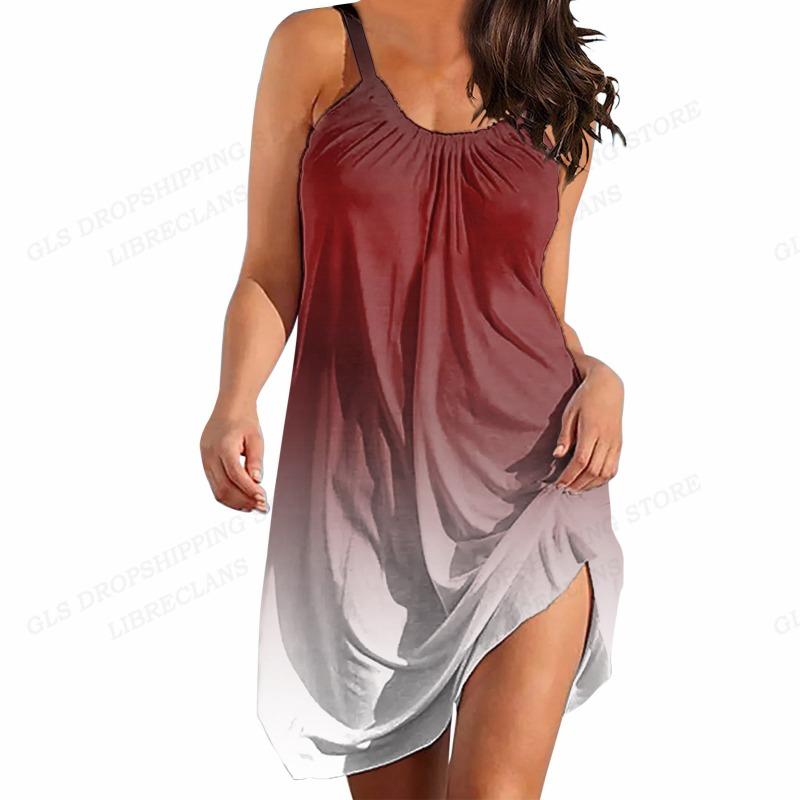 Yaz Kadın Elbise 2023 Moda İnce Askılı Elbiseler Parti Akşam Bohem Plaj Kelebek Elbise Midi Çiçekli Vestido Tatil