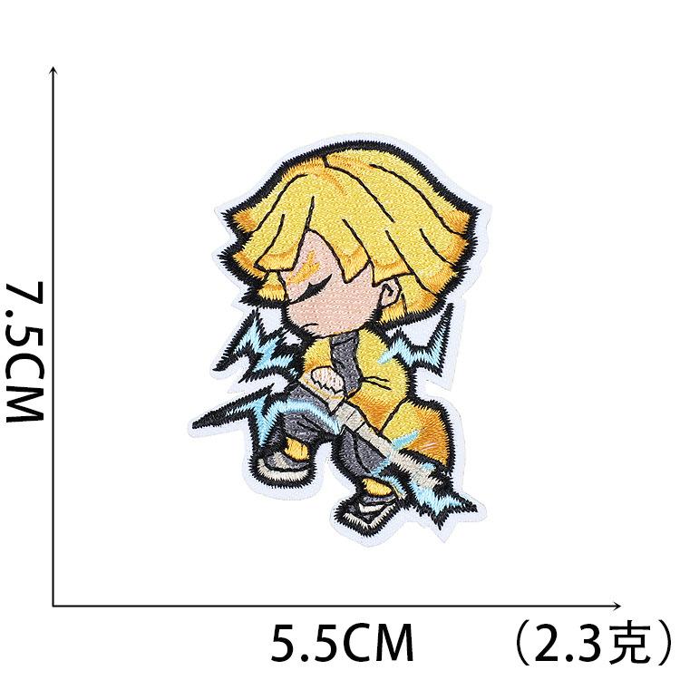 Computer Embroidery Label Cartoon Embroidery Cloth Sticker Animation Character Diy Decorative Patch Sticker Ironing Embroidery Chapter Boy