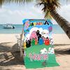Customizable personalized beach towels Barbapapa themed designs.Suitable for the beach, yoga, sports;ideal as beach accessories