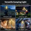 Telescopic Camping Lantern, Rechargeable Camping Lights, Multifunction Tent Lamp with Hook 3Model Flashlight for Camping, Hiking