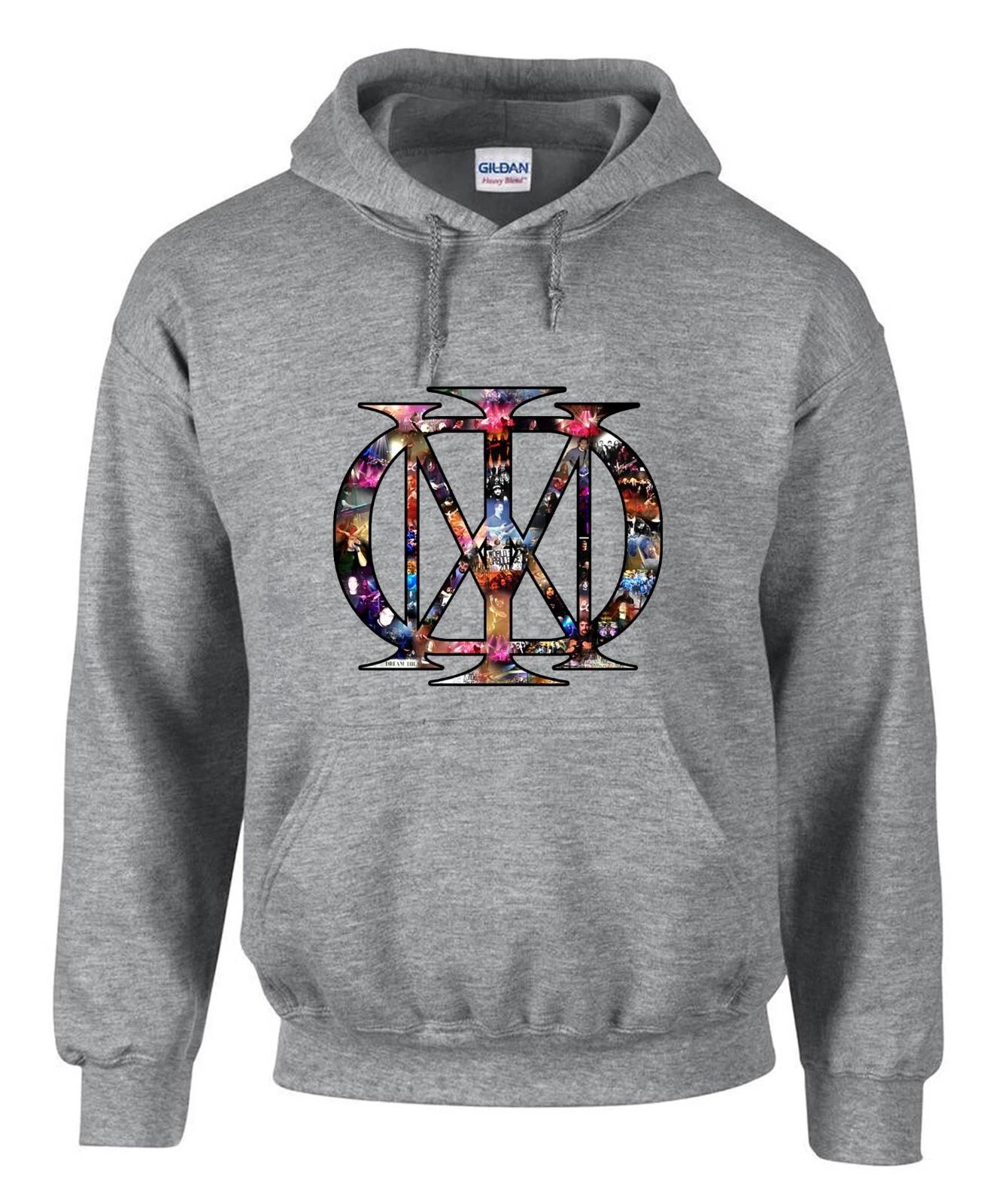 Dream Theater Stern Rock Music LOGO Graue Hoodies Kapuzenpullover -3129 -Grau XXXL