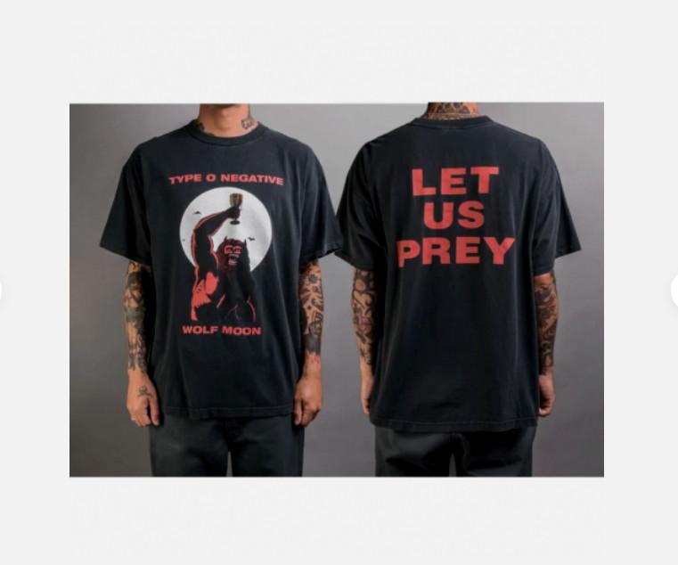 

Винтажная футболка Type O Negative Wolf Moon 90-х, футболка Type O Negative Wolf Moon 3XL