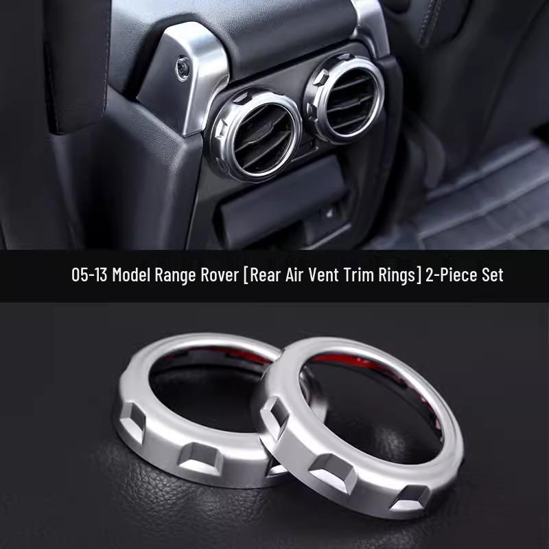 Enhanced Rear Air Vent Trim Ring for 2010-2013 Land Rover Range Rover Sport & Discovery 4