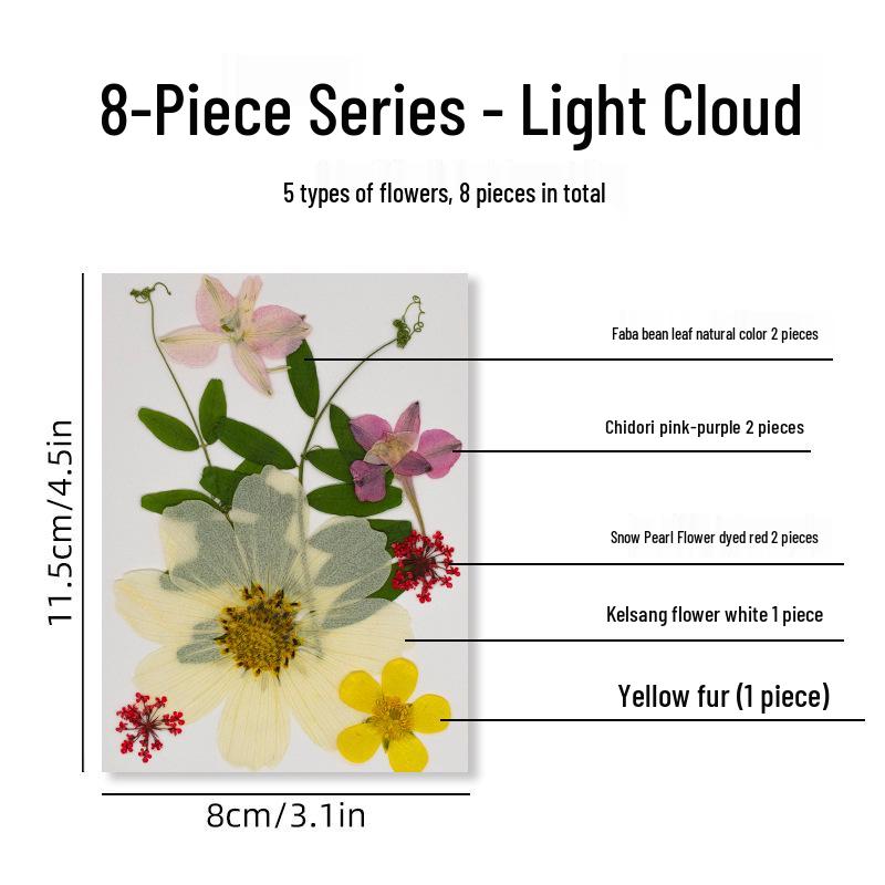 DIY Dried Flower Specimen Sticker Set for Kids: Handmade Pressed Flower Frames & Resin Bookmark Craft Kit