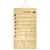 Wall-Mounted Medication Calendar with Gusseted Antibacterial Pockets for Convenient Storage and Easy Access To Medication, 1 Week, 4 Times a Day, Prev