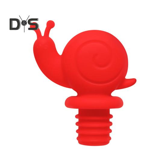 Šnečí zátka na láhev vína 3D design Vzduchotěsný korek na víno Potravinářský silikon Víno Pivní sklo Zátky na uzávěry lahví Červené víno Konzervační doplněk