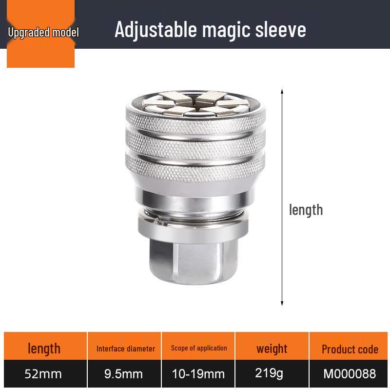 Universal Multi-functional Adjustable Socket Wrench Set