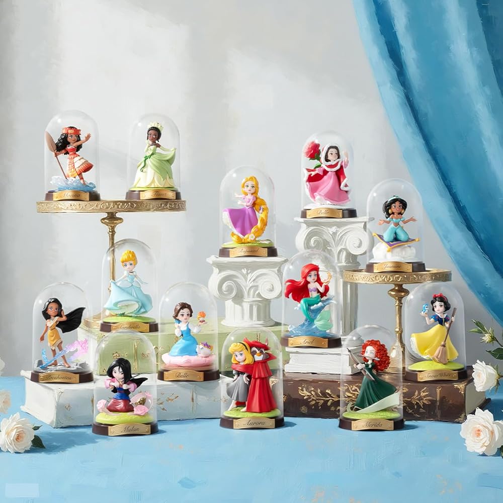 Pop Mart Disney Princess Create Your World Assorted Box 12 Pieces Blind Box Figures Premium PVC Toy