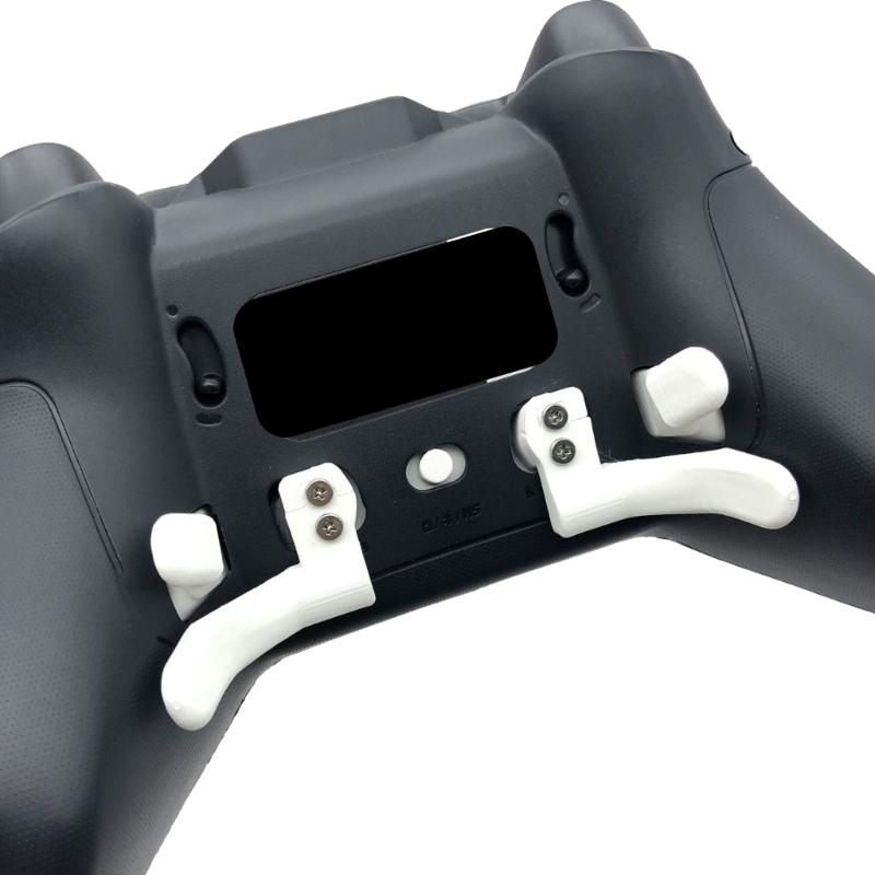 DIY Back Button Kit Quick Installation Ergonomic Design Enhances Grip Comfort Suitable for 4 / 3 белый