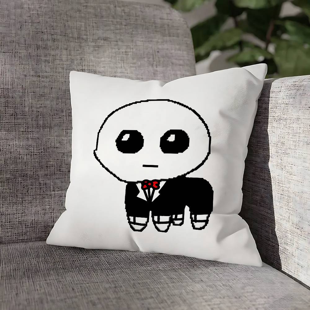 TBH Autism Creature Yippies Pillow Case For Sofa Decor Car Office Room Printing Cushion Cover Decorations and Protector
