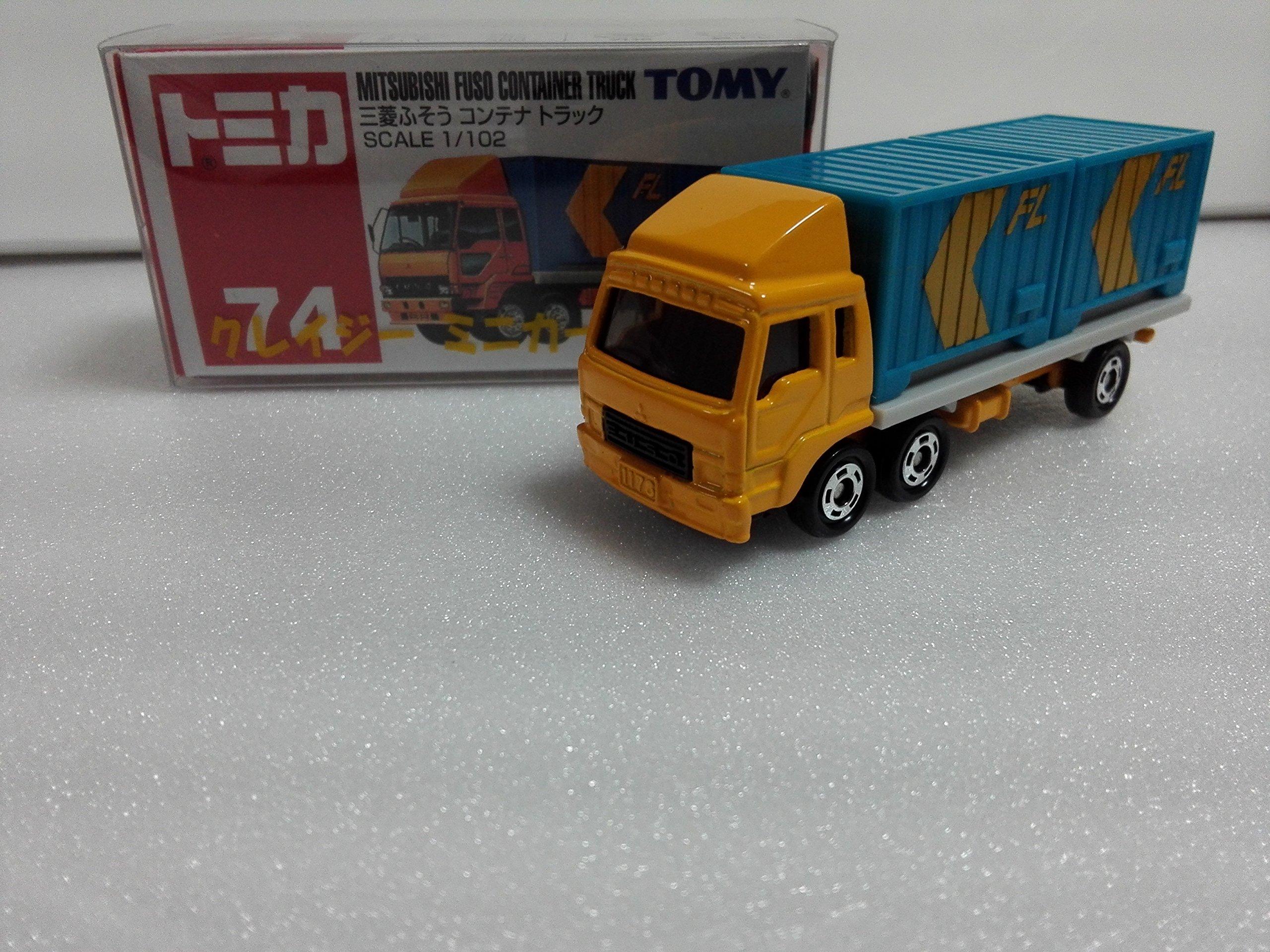 

Tomica Mitsubishi Fuso Контейнеровоз Crazy Mini Car Circle с кейсом No.74