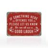 Vintage Metal Tin Sign Retro Wall Decor Plaque 20x30cm