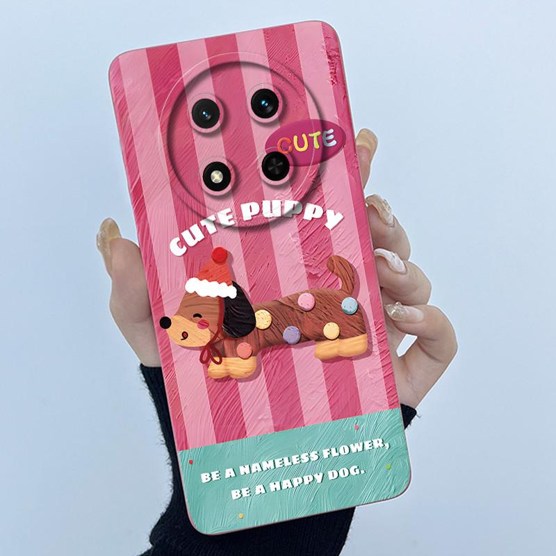 Case For Honor X9c 5G Honor Magic 7 Lite 5G Cute Panda Sweet Girls Cats Protective Liquid Silicone Soft TPU Back Cover Casing