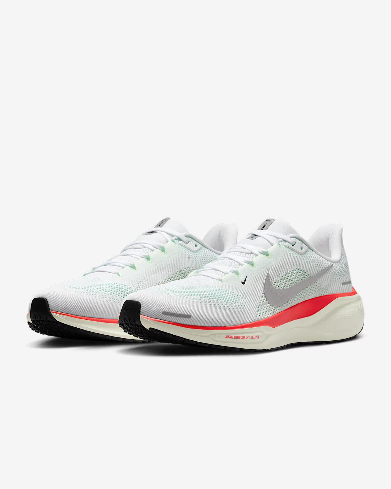 FD2722-115 Nike Pegasus 41 Road Running Shoes White Barely Green (Men s) 6.5