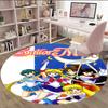 1pc Sailor Moon  Carpet, Round Rug, Comfortable, Suitable for Entryways, Living Rooms, Office, And Bedrooms, Christmas Decoration