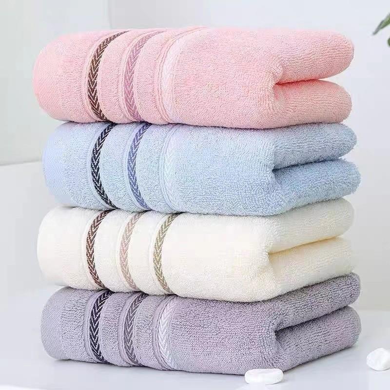 Thickened Pure Cotton Class a Household Towels Absorbent Face Towels for Adults Strong Water Absorption All-Cotton Towels