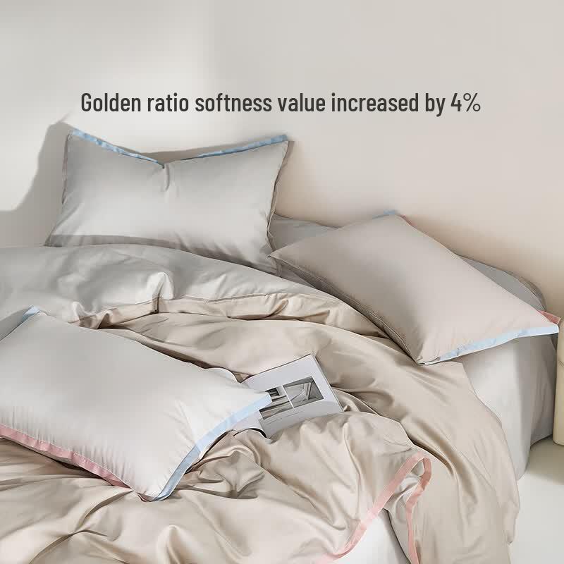 Luolai 60-Count Lenzing Tencel 4-Piece Bedding Set