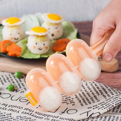 2 sztuk/zestaw Baby Rice Ball Mold Kids Lunch Diy Sushi Maker Mold Narzędzia kuchenne