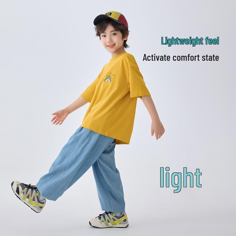 Boys' Tencel Denim Summer Casual Pants