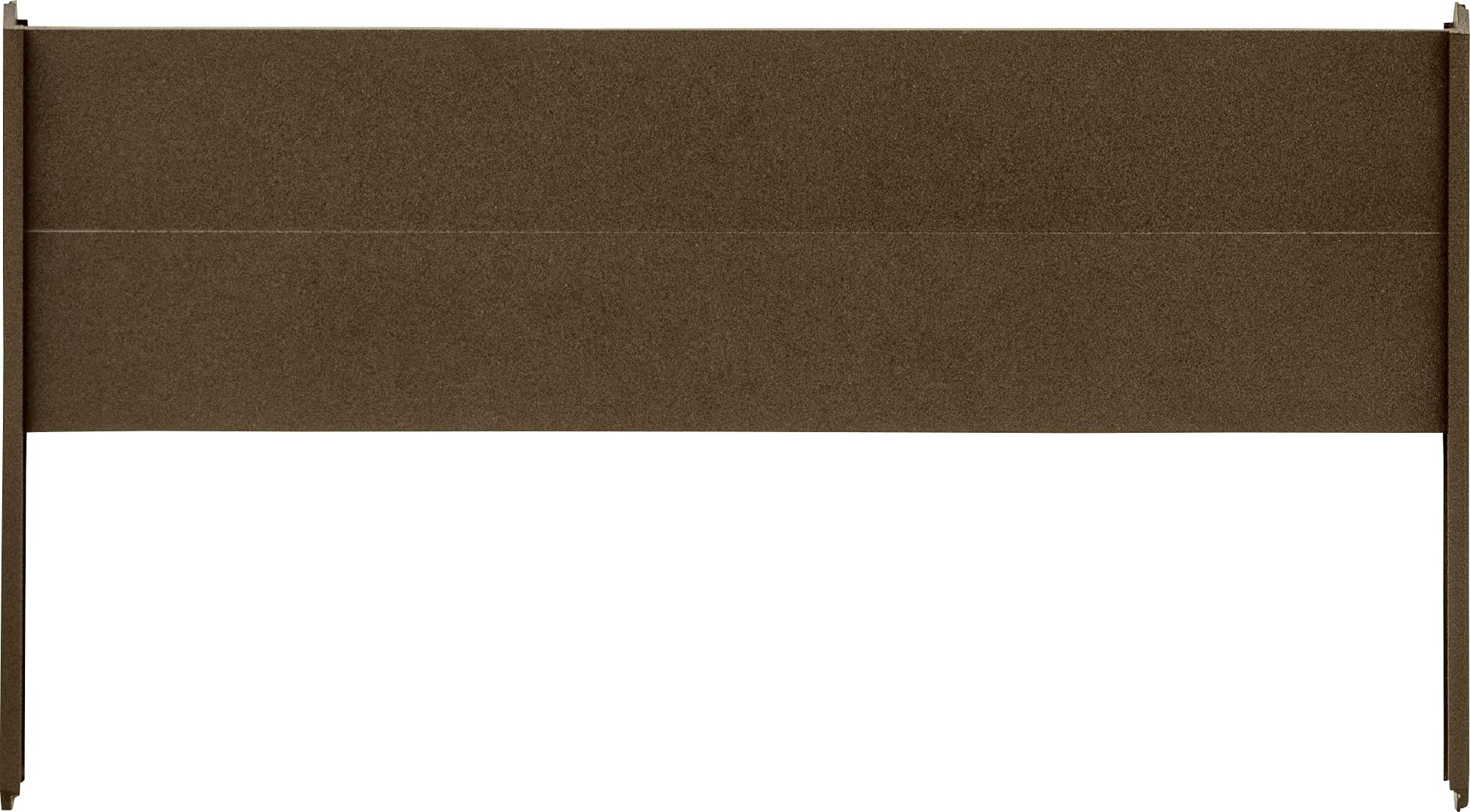 

Takasho Aluminum Garden Edge, 17 x 58 cm (HGK-AE17L), Brown, for Flower Beds