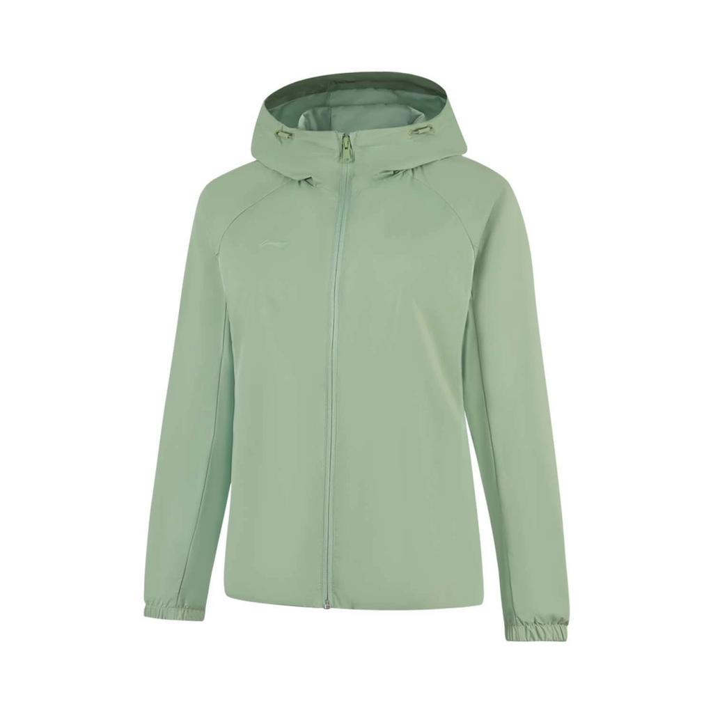 Li Ning Group Purchase Series Hooded Casual Simple Sports Zipper Solid Color Loose Windbreaker Women Outerwear AFDV698-6