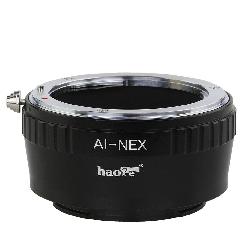 Haoge Lens Mount Adapter for Nikon Lenses to Sony NEX AI/AIS/D-Mount E-Mount Cameras a3000, a3500, a5000, a5100, a6000, a6400, a6500, A7, A7R, A7S,