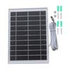 Solar Panel 8W High-Efficiency Output IP65 Waterproof Security Camera Power Supply Single Crystal Silicon Solar Panel