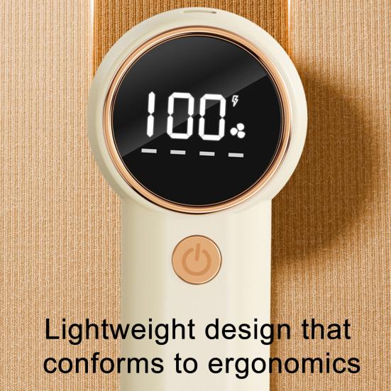 Electric Fabric Shaver Lint Remover Rechargeable Defuzzer with 3-Speed Pill Removal LED Display USB Charging Cable Lint Cutter
