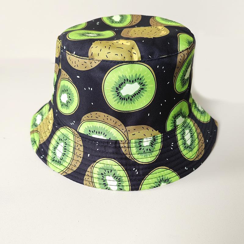 Creative Unisex Double-Sided Cotton Bucket Hat – Versatile Outdoor Sun Protection Accessory