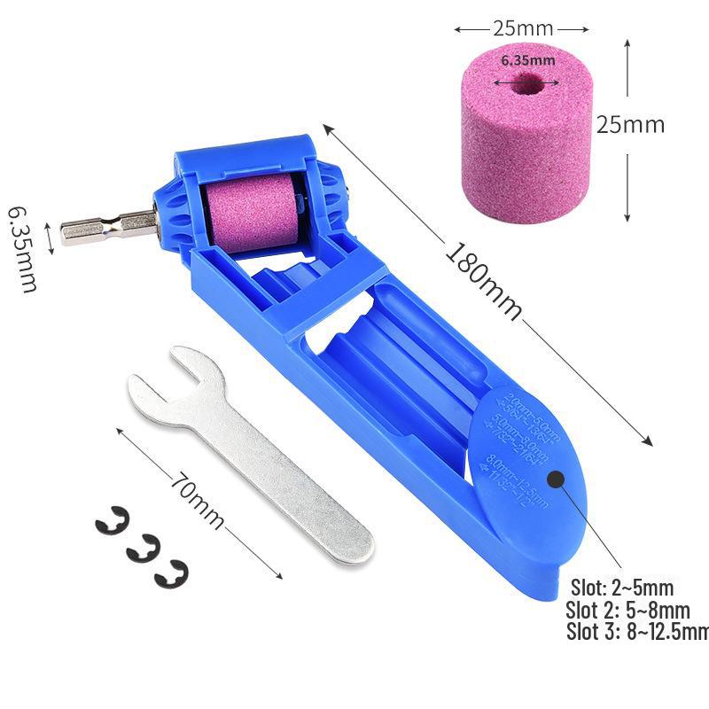 Universal Twist Drill Bit Grinding Head Repair Angle Fixture - Special Tool for Grinder.