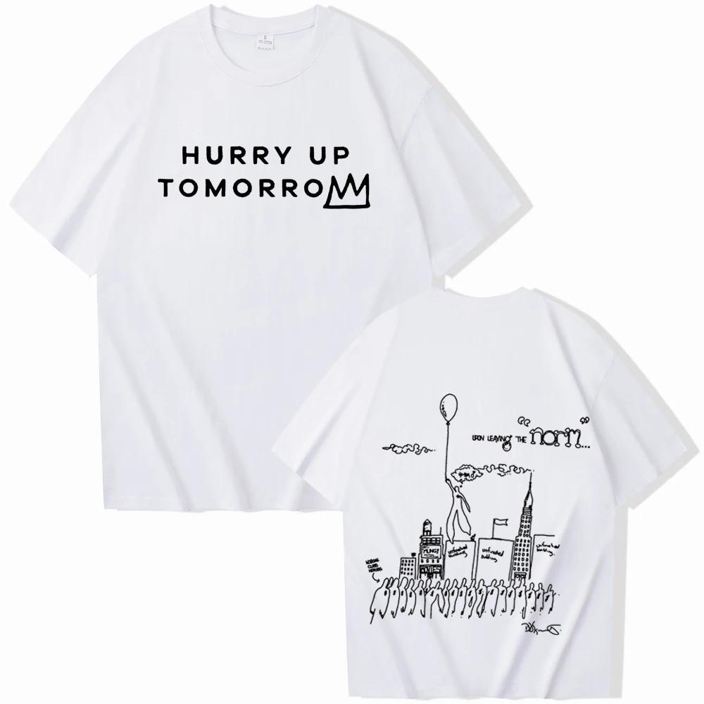 The Weeknd Beeil dich Morgen T-Shirts Unisex Damen Sommer Lässig Rundhals Kurzarm Hemden