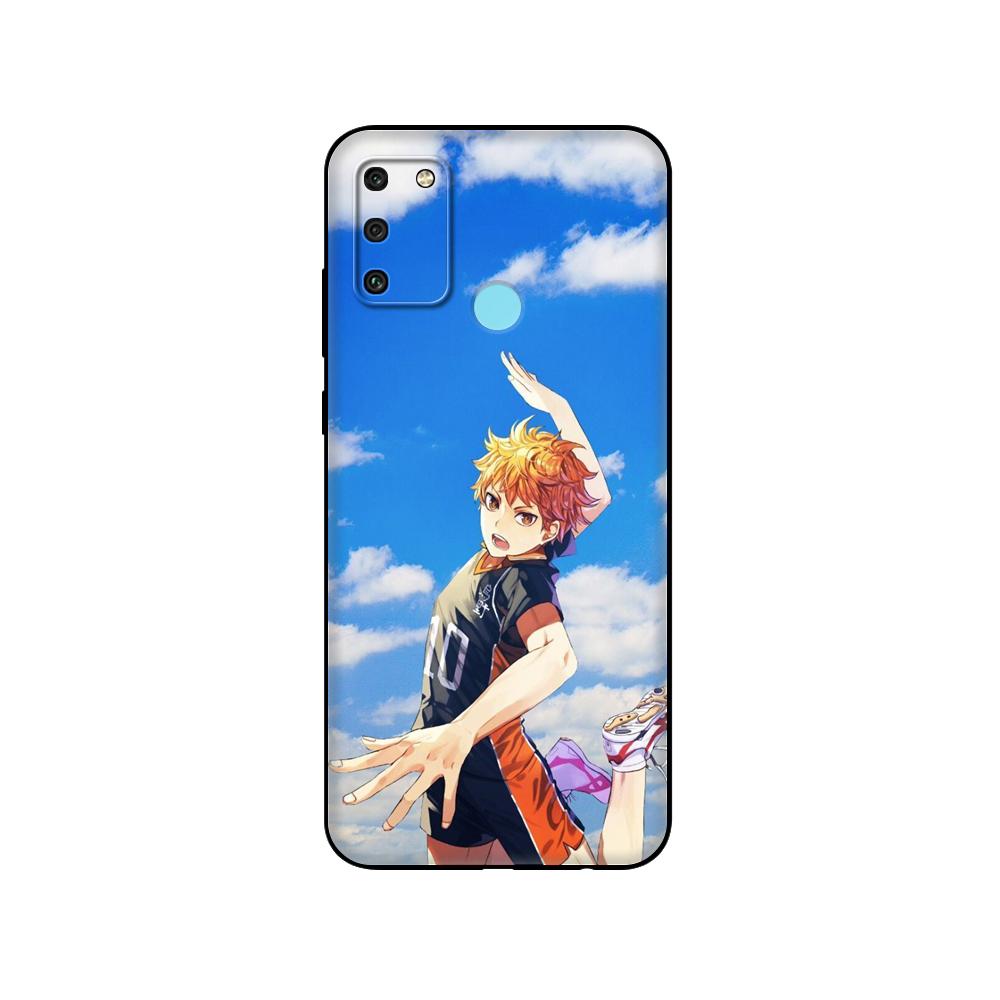 Schwarze TPU-Hülle für Huawei Honor 8a Prime 8s Prime 9 Lite Honor 9A 9C 9X Premium 9x Pro 9S Hülle Tsukishima Pathetic Haikyuu