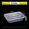 CMAOS Disposable Transparent Rectangular Food Containers