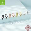 Star Ear Buckle S925 Silver, Personality Charm Fashionable Star Earrings Sce1136