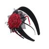 Halloween Haar-Accessoire Verstellbarer Schwarzer Schleier Mit Freundlichem Stoff Haar-Dekorationen Bequeme Kopfbedeckung Für Cosplay-Events