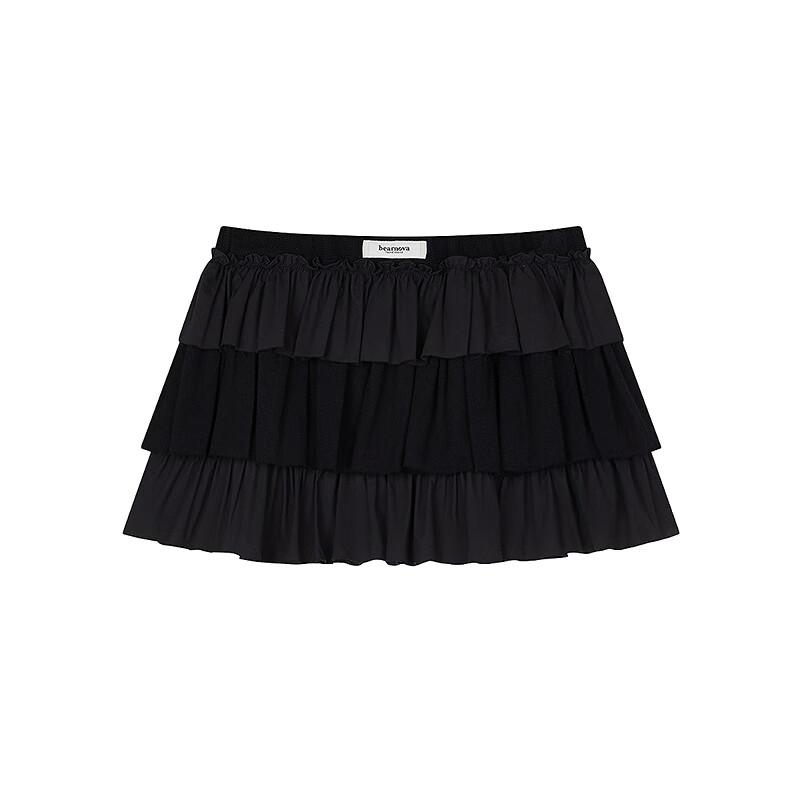Teenie Weeniebearnova Asymmetrical Tiered Mini Skirt
