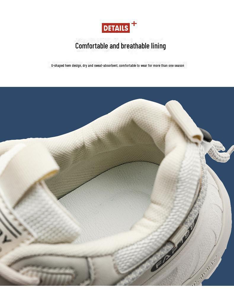 2024 Men's Trendy Spring Running Shoes: Breathable, Deodorant, Height-Boosting, All-Match Sports & Leisure Footwear